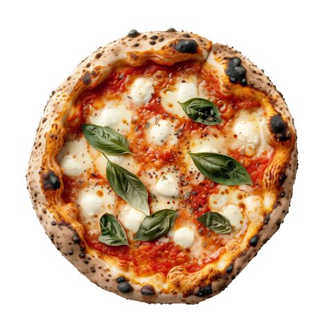 Ai Generated Neapolitan Pizza Isolated On Transparent Background