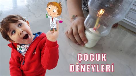 Eymen İle Basit Çocuk Deneyleri Yaptık Yumurta Yiyen Canavar Şişe