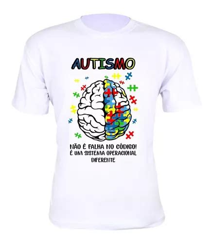 Camiseta Autista N O Falha No C Digo Autismo Masculina Parcelamento