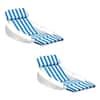 Swimline SunChaser Swimming Pool Padded Floating Luxury Chair Lounger