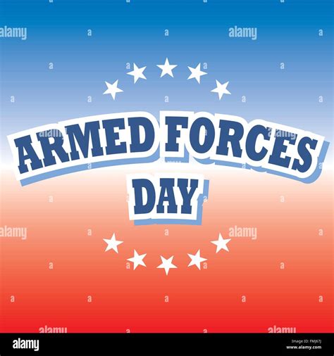 Armed Forces Day Stock Vector Images Alamy