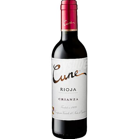 Cune Vino D O Rioja Tinto Crianza Botella 37 5 Cl