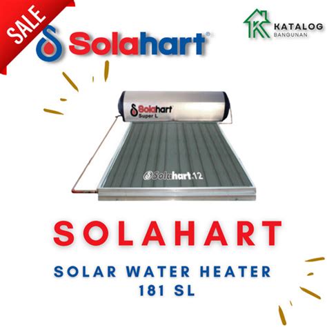 Jual SOLAHART 181 SL SOLAR WATER HEATER PEMANAS AIR TENAGA SURYA 180