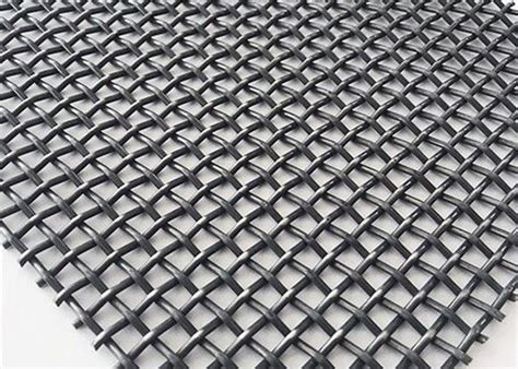 Hook Type Manganese Steel Woven Wire Mesh Quarry Screen With Square