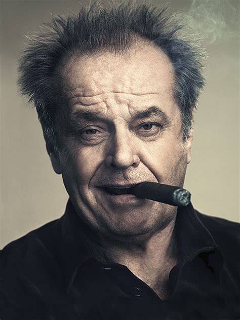 Celebrity Smoking Cigar Jack Nicholson