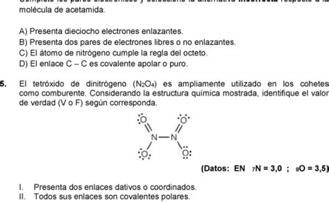 Enlace Quimico Y Fuerzas Intermoleculares Ejercicios Resueltos De