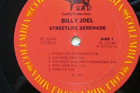 Billy Joel Streetlife Serenade Vintage Vinyl Record | Etsy