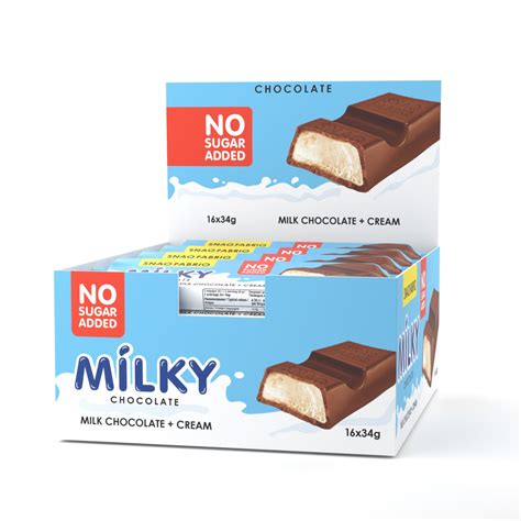 Snaq Fabriq Milk Chocolate With Filing, Milk Chocolate With Creamy ...