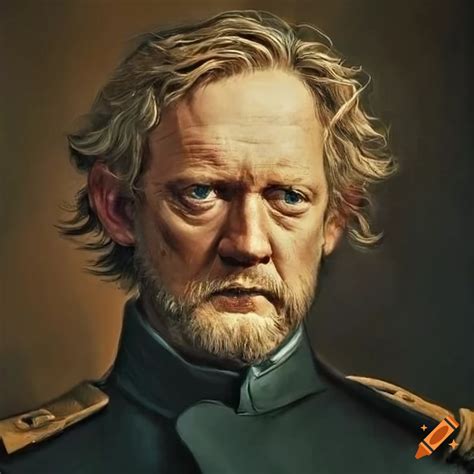 Portrait Of Douglas Henshall As A Rugged Sailor On Craiyon