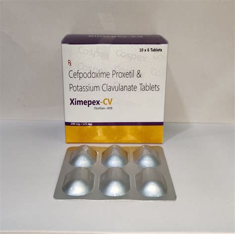 Cefpodoxime Proxetil Potassium Clavulanate Tablet Cefpodoxime Proxetil Potassium Clavulanate