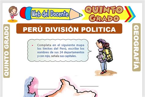 GEOGRAFÍA Quinto Grado de Primaria 26 Fichas GRATIS