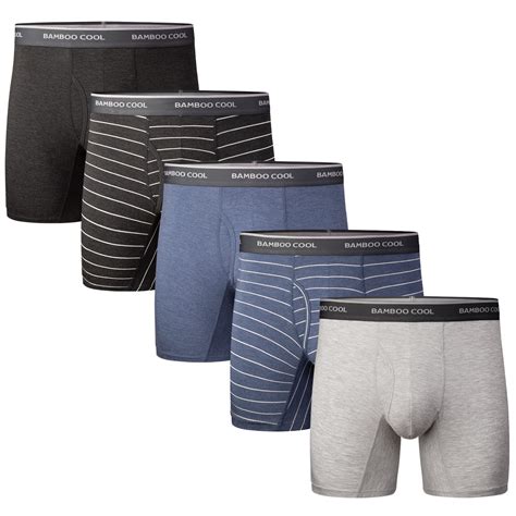 Bamboo Cool Men S Underwear Boxer Briefs Pack Bamboo Viscose Soft