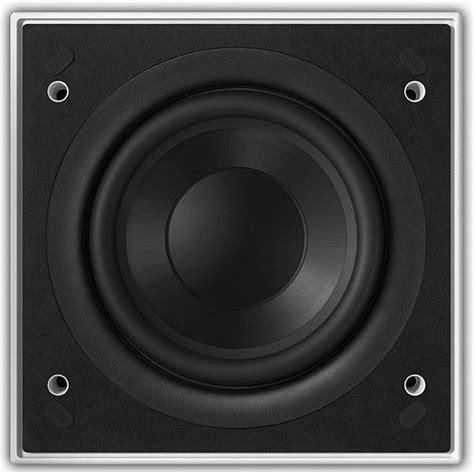 KEF CI200QSB THX 8 THX Ultra2 Select2 In Wall Square Subwoofer Pair