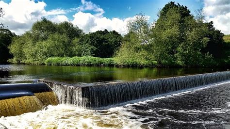 River Calder Weir Near Brighouse West Yorkshire Phil Cookson Flickr