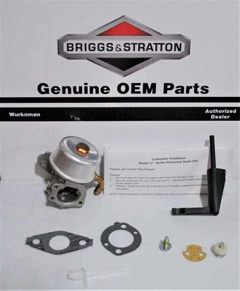 Genuine Oem Briggs Stratton Carburetor Ebay