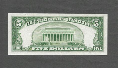 5 Dollar 1950 Federal Reserve Note Frn Philadelphia Etsy