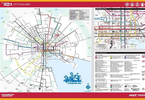 Baltimore Bus Routes Map - Middle East Map