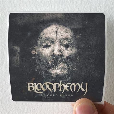 Bloodphemy In Cold Blood Album Cover Sticker