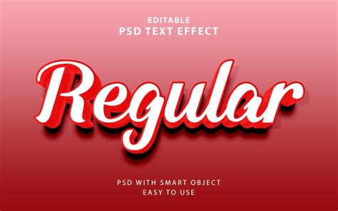 Efeito De Texto D Psd Normal Totalmente Edit Vel Psd Premium