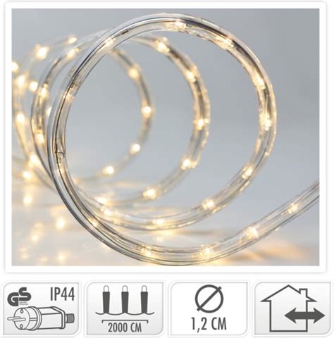 LED Lichtslang 20 Meter Warm Wit 480 LEDS Binnen Buiten Bol