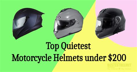 Top 10 Quietest Motorcycle Helmet Under $200 In 2024