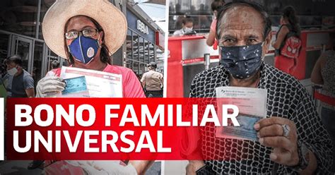 Bono Familiar Universal Perú CONSULTA LINK AQUÍ bono 760 soles con DNI