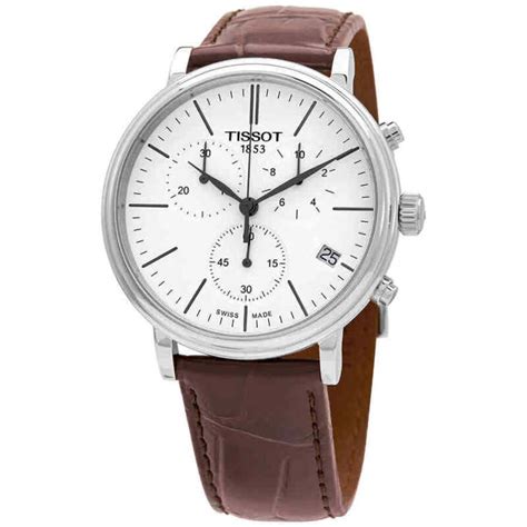 Tissot Carson Premium Chronograph Quartz White Dial Watch T1224171601100