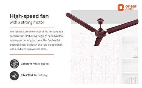 Buy Orient Electric Rapid Air 1200mm Ceiling Fan For Your Home Ribbed