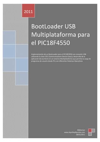 Bootloader Usb Multiplataforma Para Pic F Pdf