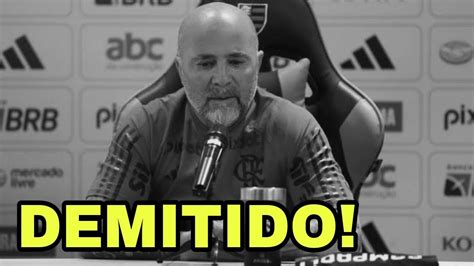 Urgente Jorge Sampaoli Demitido Do Flamengo Sampaoli Demitido Ap S