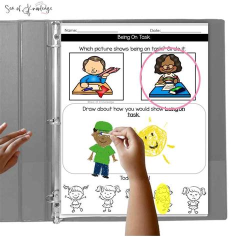 Social Skills Printables Workbook For Students With Autism And