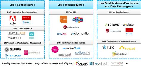 Les Acteurs Du March De La Dmp Business Marketing Service