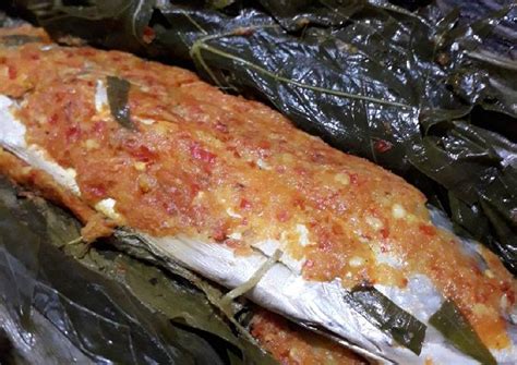 Resep Pepes Ikan Kembung Daun Singkong Oleh Pawon Mak Fatih Cookpad