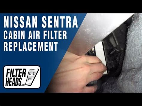 How To Replace Cabin Air Filter Nissan Sentra Aq Youtube