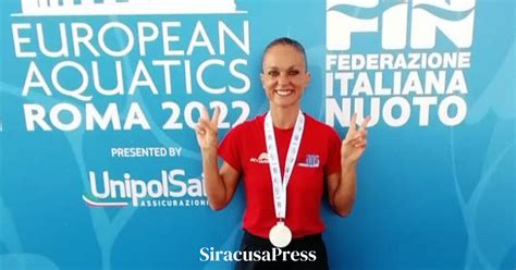 Europei Master Roma Medaglia Dargento Per La Nuotatrice Artistica