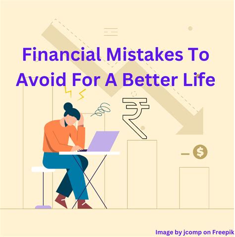 Common Financial Mistakes To Avoid In