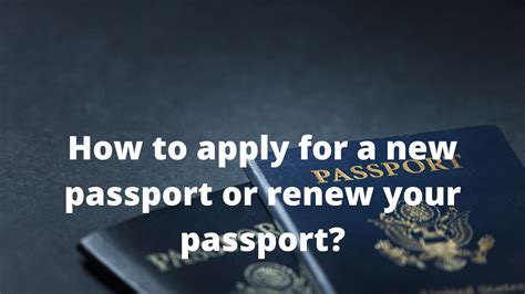 How To Apply For A New Passport Or Renew Your Passport Techvilly