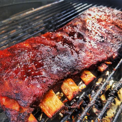 Pork Ribs On The Webergrills Performer Northeast Bbq