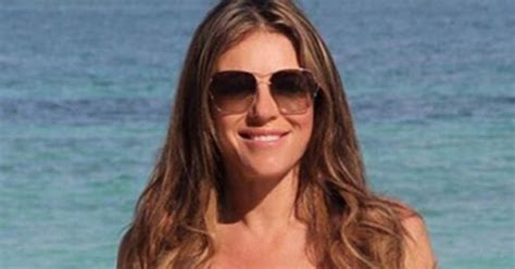 The Next Bond Babe Elizabeth Hurley Emerges From Water In Smokin Hot