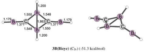 Optimized Geometry Of B Bicyc At Bp Tzvpp And Relative Energy At