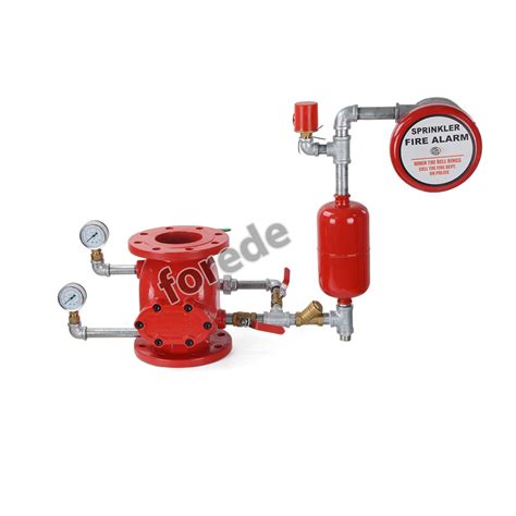 Flange End Externally Powder Coated Alarm Check Valve For Wet Deluge