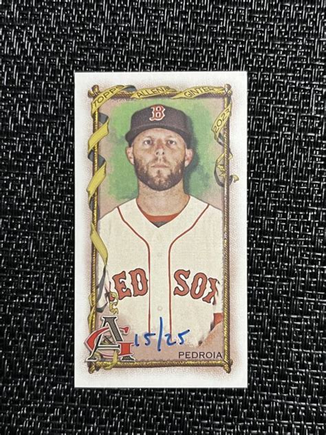 Yahoo Dustin Pedroia Topps Allen Gi