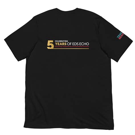 Celebrating Years Of Eds Echo Unisex T Shirt Black The Ehlers