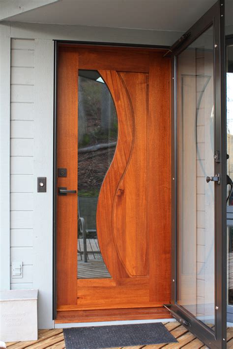 Modern Front Door with Glass panel door & French doors | Zillow Digs ...