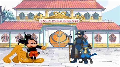 Mugen Mickey Mouse Vs Lucario Request Youtube