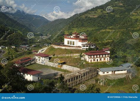 Bhutan Trashigang Stock Photo Image Of School Landscape 65720066