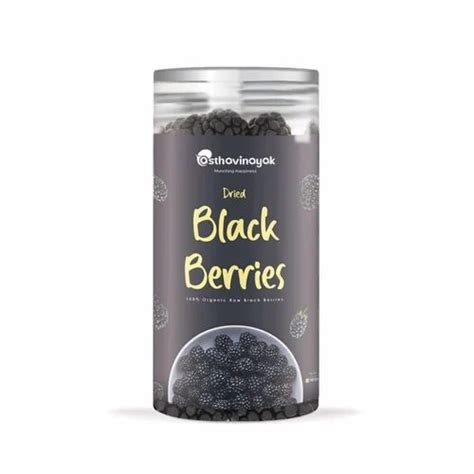 A Grade Dried Black Berries Packaging Type Plastic Jar Packaging