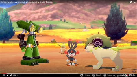 Fusion Scorbunny X Litten Pokemon Sword Shield Mods