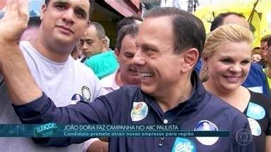 Sp Jo O Doria Psdb Faz Campanha No Abc Paulista Globoplay