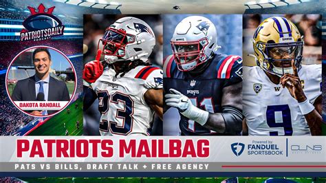 Live Patriots Daily Mailbag Bills Recap Draft Pick Free Agency